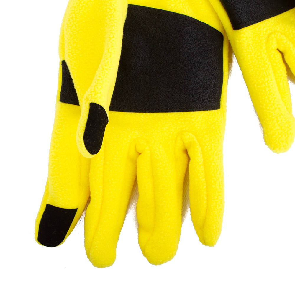 Classic Oregon O, Yellow, Gloves, Polyester Blend, Accessories, Unisex, Donegal Bay, Fleece, Texting Finger, Palm Pad, 923882